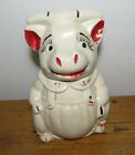 Vintage 1950's APCO Smiling Cow Bull Cookie Jar RARE *Great Shape*