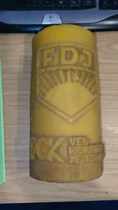 Rarität/Selten Kerze 40 Jahre FDJ PCK VEB Hydrierwerk Zeitz - Bild 1 von 6