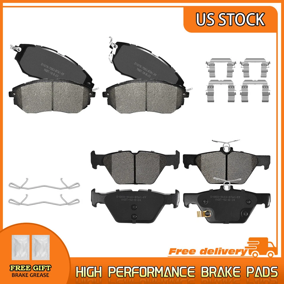 Комплект передних и задних керамических тормозных колодок для Subaru Outback WRX Legacy 2016-2018 2019 годов выпуска - Изображение 1 из 4