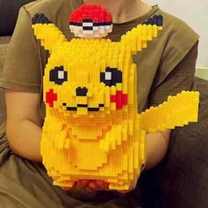 Pokemon Anime Pikachu 5210 Teile Mini Bausteine Klemmbausteine Modell Figur 29cm - Bild 1 von 8