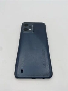 COVER SCOCCA POSTERIORE per REALME C31 RMX3501 BACK GUSCIO VETRO VERDE NERO - Zdjęcie 1 z 3