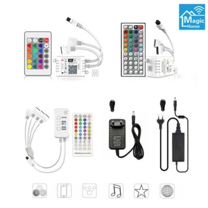 12V 2/3/5A Transformer Power Supply WIFI Bluetooth 24/44Key IR Remote Control for LED Strip - Picture 1 of 19