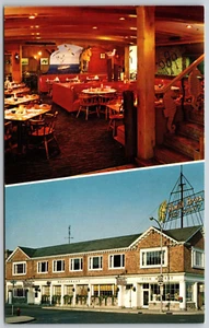 Postcard Wisconsin Port Washington WI Smith Bros Fish Shanty Restaurant - Picture 1 of 2