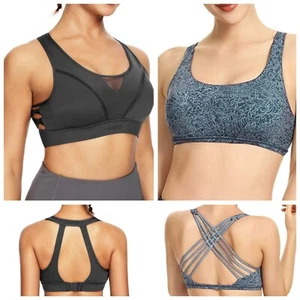 Womens Padded Sports Bra Gym Wear Bundle XS Size - Picture 1 of 5