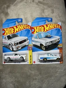 🔥🔥Hot Wheels 91 GMC Syclone, Custom 72 Chevy Luv. $10🔥🔥 - Picture 1 of 16