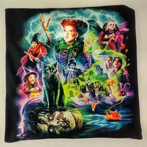 HOCUS POCUS Throw  Pillow Cover with Zipper 18" x 18" - Picture 1 of 3