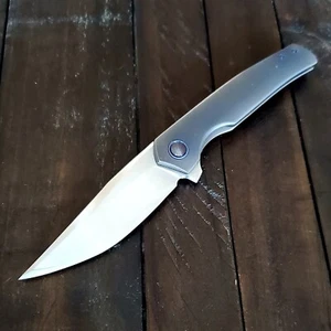 Tuff Custom Knives "Deadite" /Titanium NitroV/ Geoff Blauvelt USA-made Framelock - Picture 1 of 8