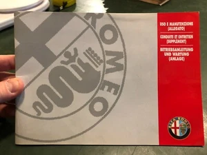 Libretto Manuale Uso e Manutenzione Allegato Alfa Romeo 146 1ª ed. 11/1994 epoca - Foto 1 di 6