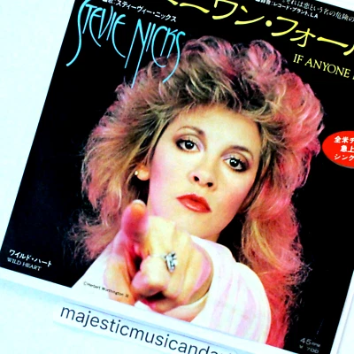 ORIGINAL 1983 PROMO STEVIE NICKS IF ANYONE FALLS WILD HEART 7" VINYL NEAR MINT - Image 1 of 4