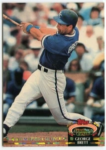 1992 Topps Stadium Club Members Choice #609 George Brett Kansas City Royals - Bild 1 von 2