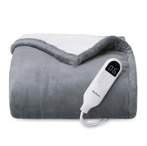 Bedsure Heated Blanket Electric Throw - Soft Flannel Electric Blanket GentleS... - Picture 1 of 9