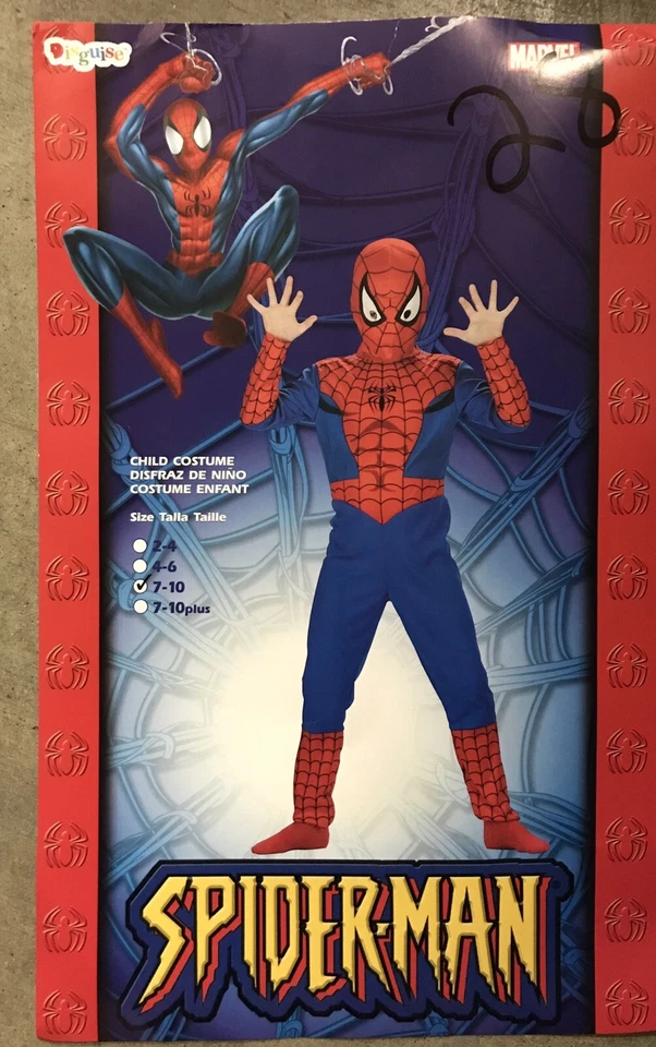 Disfraz de Spiderman niño talla 7-10 acolchado muscular Foto 1 de 2