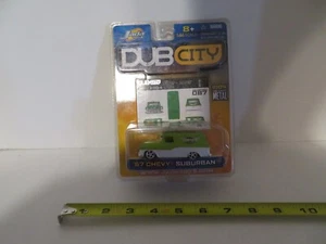 Jada Dub City 1957 Chevy Suburban Green & White 1:64 2004 NIP - Picture 1 of 3
