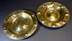 Arts & Crafts Brass Chargers. Matching pair. Lovely condition - Picture 1 of 3
