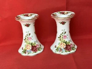 Vintage Royal Albert Bone China Old Country Roses Kerzenständer, England - Bild 1 von 16