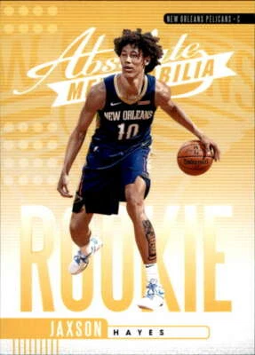 2019-20 Panini Absolute Rookies Yellow #7 Jaxson Hayes New Orleans Pelicans - Image 1 of 2