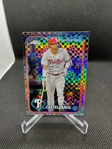 2024 Topps Chrome - X-Fractor #219 Nick Castellanos Philadelphia Phillies  - Picture 1 of 2