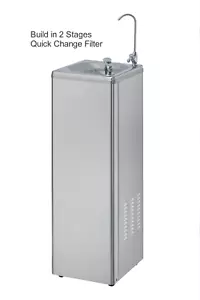 Commercial Stainless Steel Filtered Cold Water Bubbler Water Cooler Fountain - Picture 1 of 5