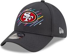 SAN FRANCISCO 49ERS NFL New Era 39THIRTY 2021 Crucial Catch Flex Fit Hat M/L $38