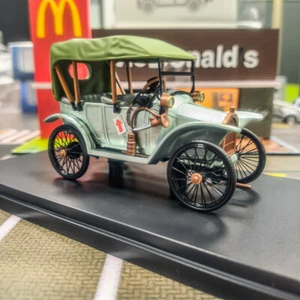 Maßstab 1:43 Resin Yano Auto Auto Modell Oldtimer Auto Retro blau grün Baldachin - Bild 1 von 7