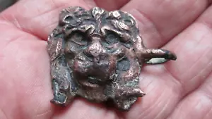 Original Roman bronze phalera metal detector find highly detailed decorative - Picture 1 of 24