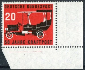 Federación n.o 211 número de forma 0C nuevo con línea punteada en rojo borde de esquina RFA 1955 - Imagen 1 de 3