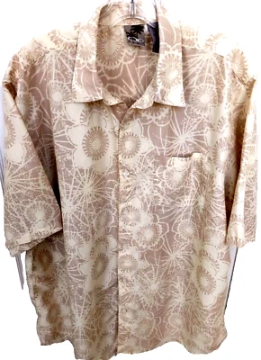 Ocean Pacific XXL Short Sleeve Button Single Pocket Floral 80's SOFT Shirt Vtg - Image 1 of 4