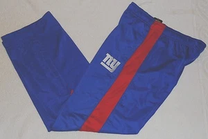 BOYS SIZE XL NFL NEW YORK GIANTS WORKOUT ATHLETIC WARM UP PANTS NWT - Picture 1 of 2