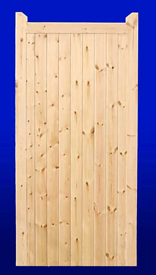 KINDER CANCELLO DA GIARDINO IN LEGNO DI QUALITA' FATTO A MANO (2'6' Larghezza X 6' Alto)