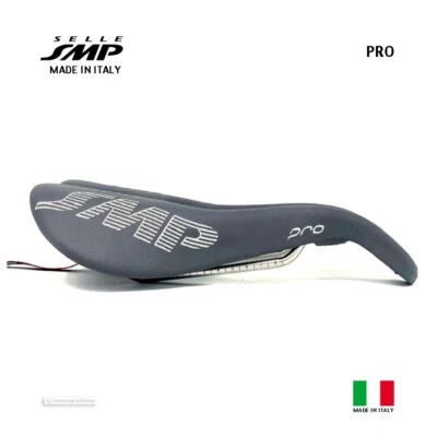 Selle SMP PRO Saddle : GREY - MADE IN iTALY! - Image 1 of 2