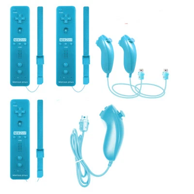 Mando a distancia y nunchuck 2 en 1 incorporado Motion Plus para Nintendo Wii Wii U Foto 1 de 4