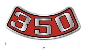 NUEVO 350 Calcomanía Adhesiva Purificador de Aire para Chevrolet C10 Corvette Classic GM EE. UU. - Imagen 1 de 7