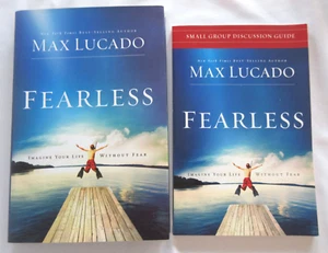 Max Lucado FEARLESS Book HC With Small Group Discussion Guide Soft Cover NEW - Picture 1 of 11
