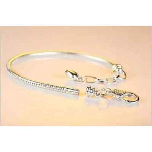 Women Adjustable Bracelet Silver 925 Sterling Beautiful Ladies Gift Premium girl - Picture 1 of 8