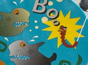 Land O Lakes Pogs Set Of 2 NIP Sealed Pkg Worm Scares Fish “BOO” Cant See Other - Picture 1 of 13