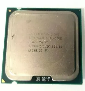 2.2GHz INTEL CELERON DUAL-CORE E1500 LGA775 SLAQZ CPU - Picture 1 of 2