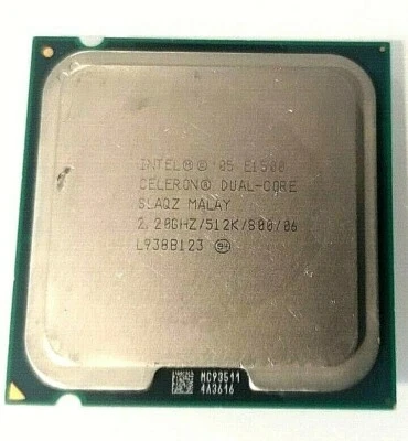 2.2GHz INTEL CELERON DUAL-CORE E1500 LGA775 SLAQZ CPU  - Image 1 of 2