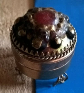 Vintage Boite Email Emaux d'Art / Enamel - Picture 1 of 3