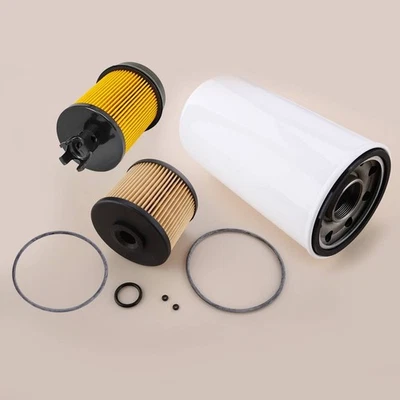 Oil Fuel Filter Kits Fit for Hino 195 2013-2020 Hino 155 2017-2019 15607-1733 - Image 1 of 4