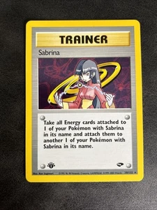1ª Edición Sabrina 20/132 - Desafío Gimnasio - Holo Raro - Casi Nuevo - Imagen 1 de 3