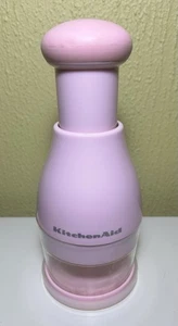 KitchenAid Baby Rosa Hellrosa Manueller Hand Lebensmittelzerkleinerer Küchenhelfer Werkzeug Würfelschneider - Bild 1 von 7