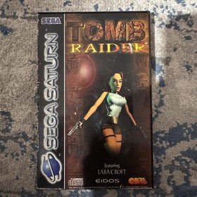 Tomb Raider Sega Saturn Game Complete with Manual