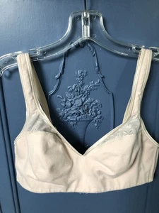 Damen BH Jockey ohne Bügel Baumwollmischung Beige 38C - Bild 1 von 6