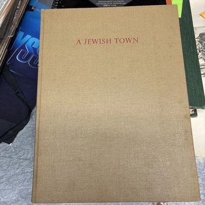 A Jewish Town In Wood Sculpture By Berel Satt 1947 Print Hardcover Jewish Art - Image 1 of 4
