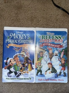 Disney Weihnachten VHS Set Mickey Magical Christmas und Recess Weihnachten - Bild 1 von 2