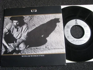 U2-With or without you 7"-1987 Germany-Island Records-108 922 - Imagen 1 de 2