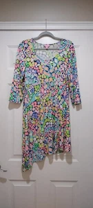 Lilly Pulitzer Damen Ariana Gypsy In Jungle Asymmetrisch Swing Kleid Bunt M - Bild 1 von 8