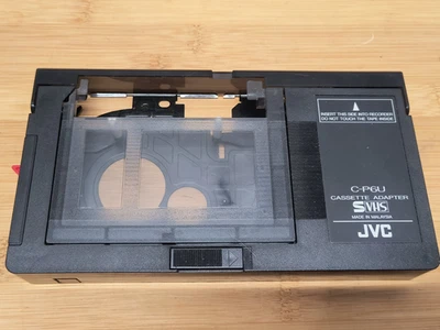 JVC C-P6U VHS-C转VHS视频磁带适配器转换器电动工作 — 第 1/4 张图片
