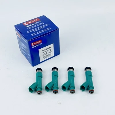 Set of 4 DENSO fuel Injectors 23250-28080 Fits For 04-07 Toyota Rav4 2.4l 2AZ-FE - Image 1 of 4