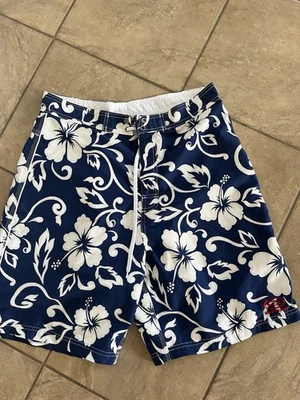 Pantalones Cortos de Colección Gotcha 100% Poliéster Estampado Tropical Cordón Para Hombre Talla 32 Foto 1 de 4